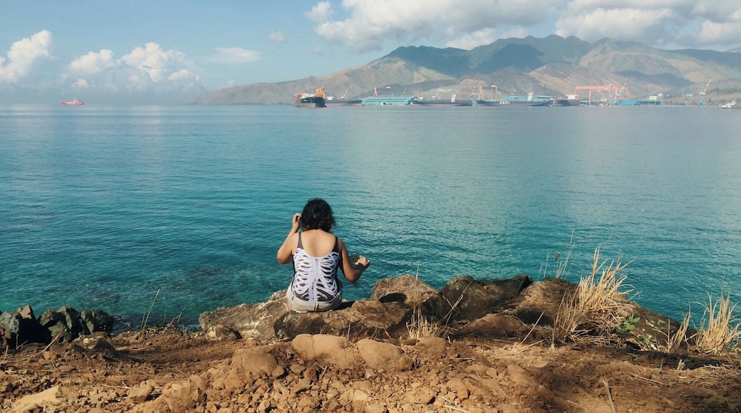One of the island-hopping stops from any resort along Subic Bay, this tiny island is usually just visited for taking a dip outside of your boat. But take a little walk up the hill and you'll find a small old lighthouse, and be greeted by this breathtaking view.
#BeachTips