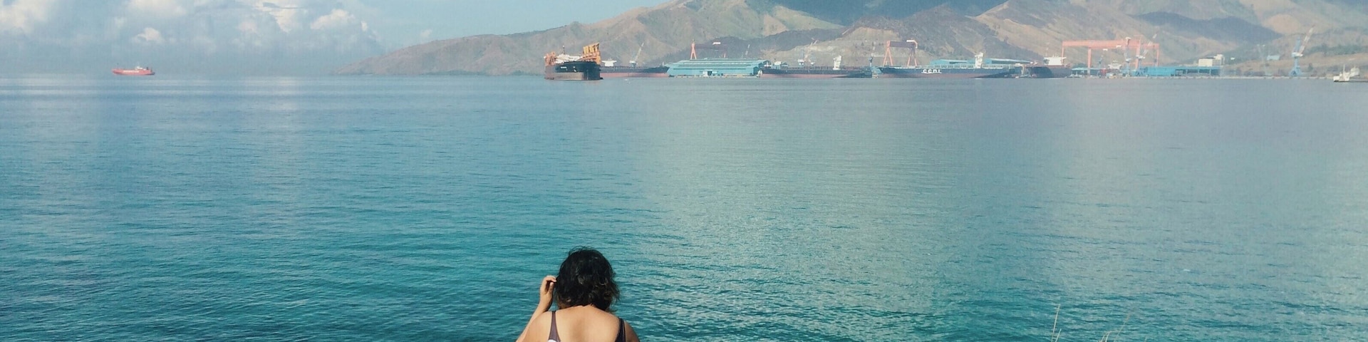 One of the island-hopping stops from any resort along Subic Bay, this tiny island is usually just visited for taking a dip outside of your boat. But take a little walk up the hill and you'll find a small old lighthouse, and be greeted by this breathtaking view.
#BeachTips