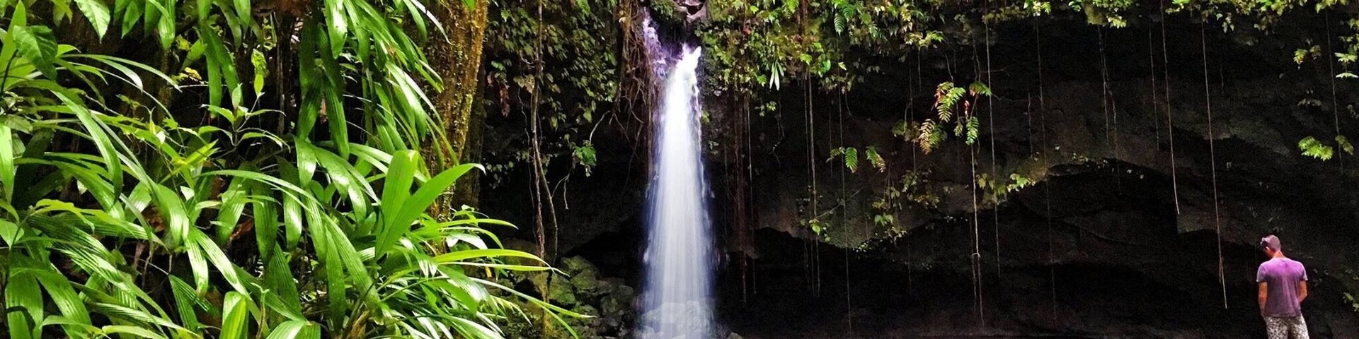 30 minute bus ride from the capital, then a 10 minute hike will get you here.