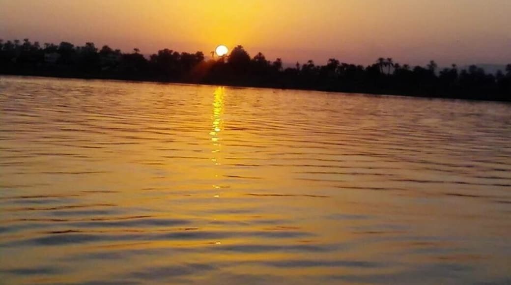 Sunset on the Nile River Egypt on the eve of my birthday August 2015. Enjoyed this sunset and remember it distinctly. Nile Felluca sunset ride! #EndlessSummer