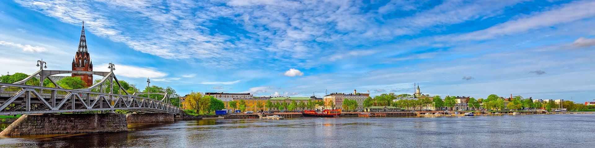 Kokemanjoki river in Pori, Finland