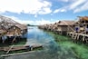 Visiting a Bajou village, home to a group of Bajou people, the "nomads of the sea" - Togian Islands, Sulawesi, Indonesia.