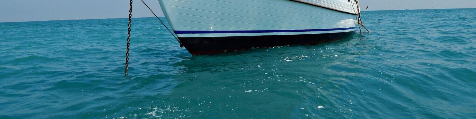 Sailing to the Thousand Islands with Ayo Berlayer. Leaving from Batavia Marina in Ancol, it's about a 12 hour sailing day for 400,000rp. A nice day out of Jakarta.