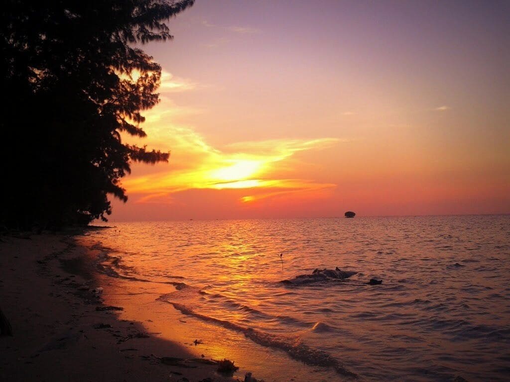Sunset at Tidung Island. June 2012.