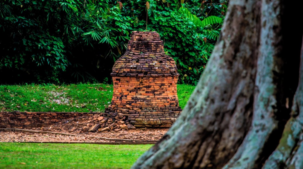 abandoned temple in Muaro Jambi Sumatra