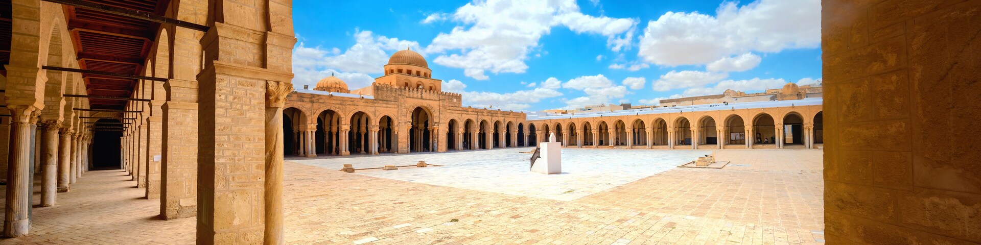 The Great Mosque in Kairouan. Tunisia, North Africa