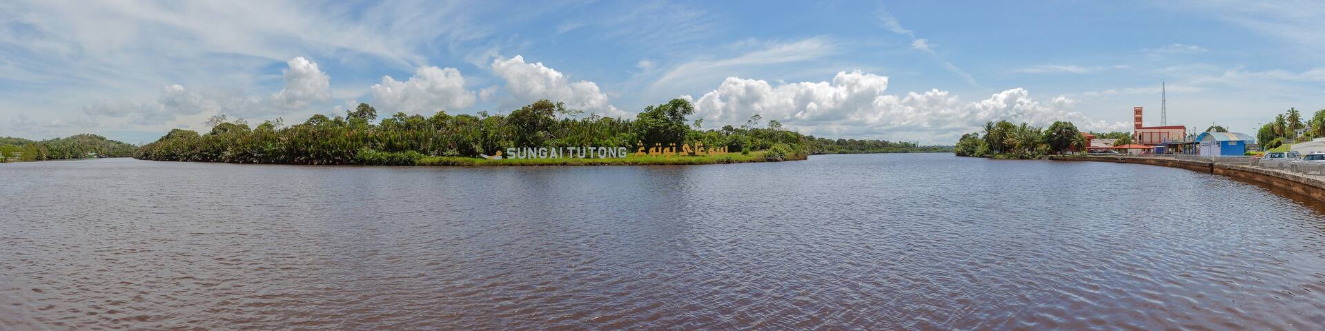 Panorama of Sungai Tutong