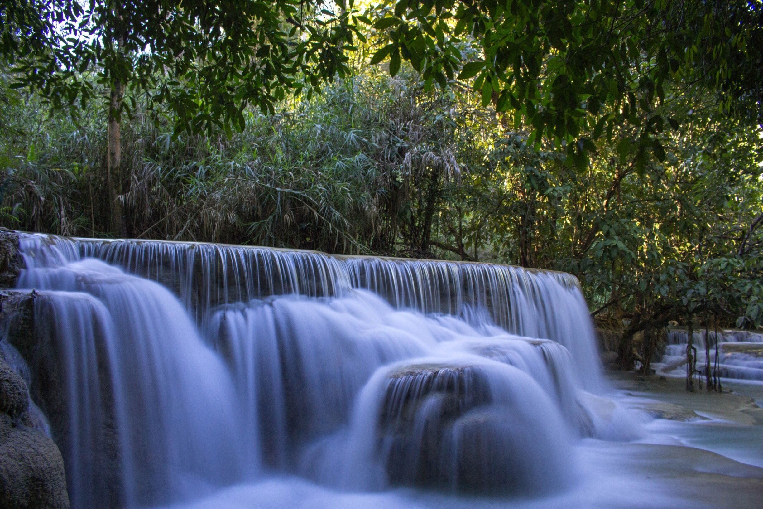 Kuang Si Falls in Luang Prabang.  