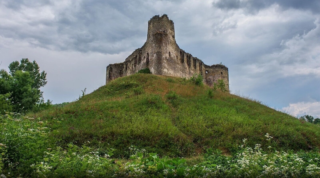 ĐĄastle-ship
On the hill, washed by tributaries Zbuch, towering castle ship. This name he received because of the elongated shape, resembling a brigantine sailing amidst a sea of ââgreenery.
This stronghold in the middle of the 17th century erected Hetman Kalinowski, who gave his residence here. For a long time the majestic castle was Sidorovsky severe defensive structures, but at the end of the 17th century Turkish troops nearly destroyed the fortress. The building was restored, but the surviving towers were only three.
During the last war the castle has undergone considerable damage. Today well preserved walls of the castle and the northern tip of watch tower, which attract lovers of antiquity.