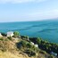Amazing view of the Lake Sevan from top of the hill.#Adventure