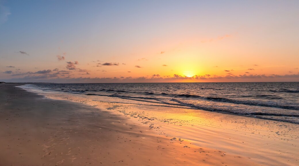 Sunrise at East Beach, St Simons Island, Georgia, USA