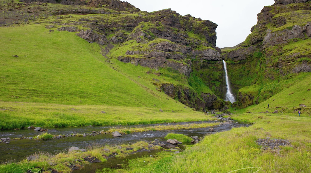 I never did find out if this waterfall had a name, and now I can't even accurately place it on the map. But I know I was there, and more importantly, NO tour buses were there! I would have loved to see Seljalandsfoss and Skogafoss, but didn't want to share the experience with coachloads of other people. This was perfect!