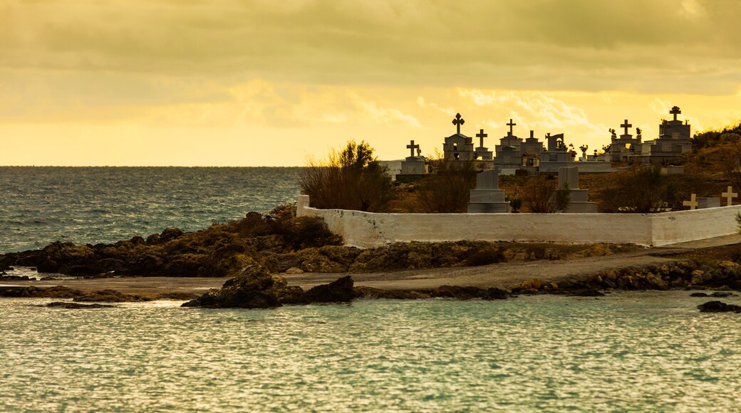 Agios Fokas at stormy weather Greece