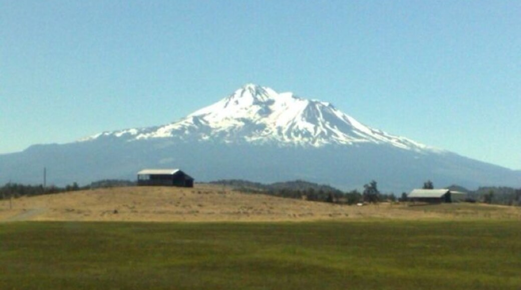 Mt. Shasta, the highest mountain in California.