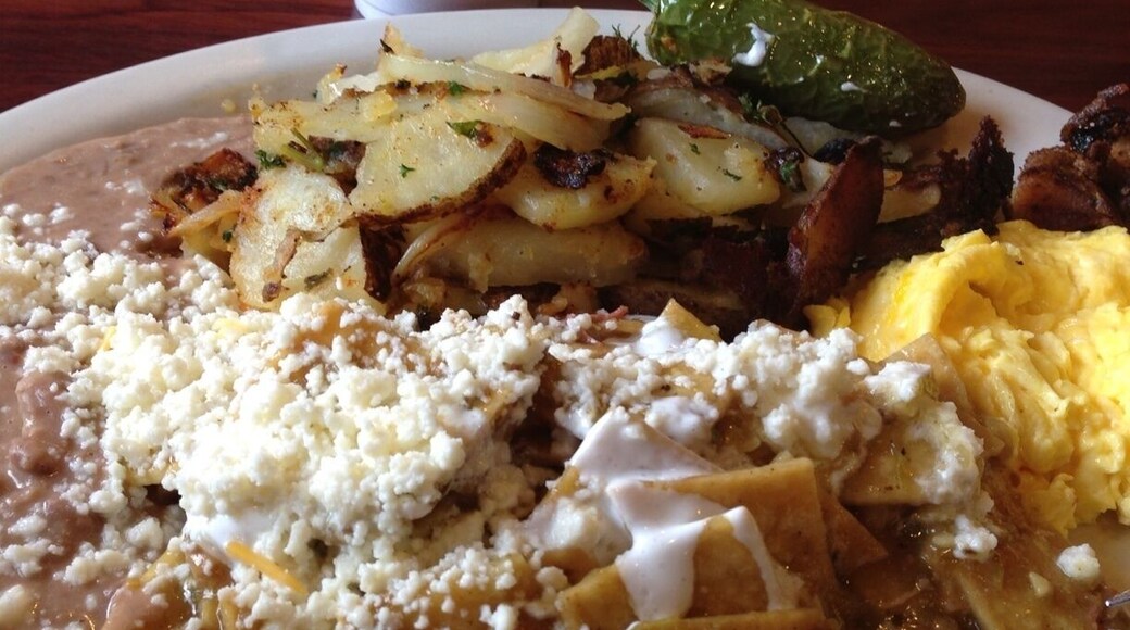 These Green Chile Chilaquiles are the best!