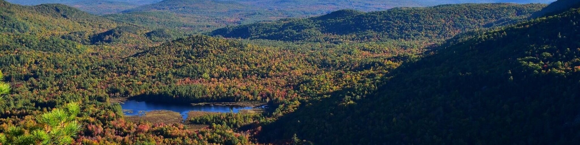 View from a top of 800 foot drop.