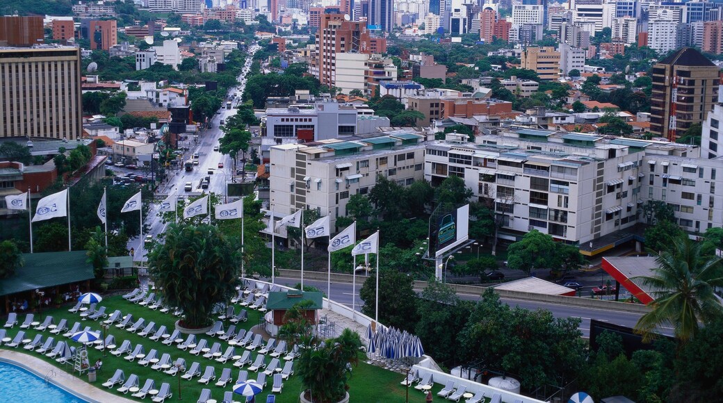 Aerial View of Las Mercedes, Caracas, Venezuela