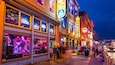 Nashville Broadway showing night scenes, nightlife and street scenes