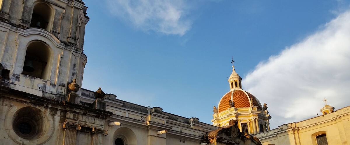 Cupula de la Iglesia de la Merced en Ciudad de Guatemala.