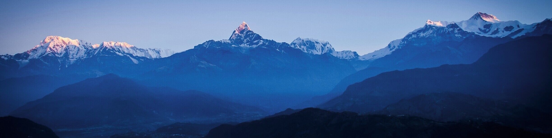An unforgettable experience in Nepal is getting out of bed at 4.00AM to travel to the Sarangkot Viewing Platform to watch the sunrise over the Annapurna Range. 
What a majestic show these two phenomena put on as the sun kisses the tops of Himalayan Mountain peaks.