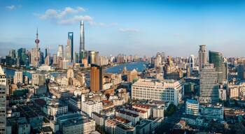 panorama of Shanghai City
