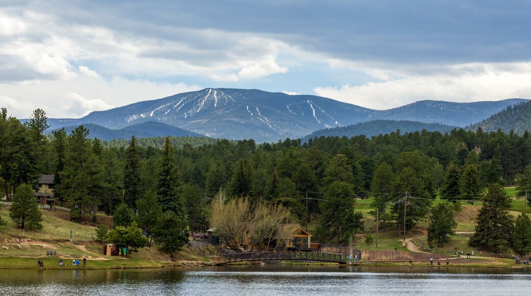 Beautiful Spring Landscape on Evergreen Lake in the Colorado Rocky Mountains