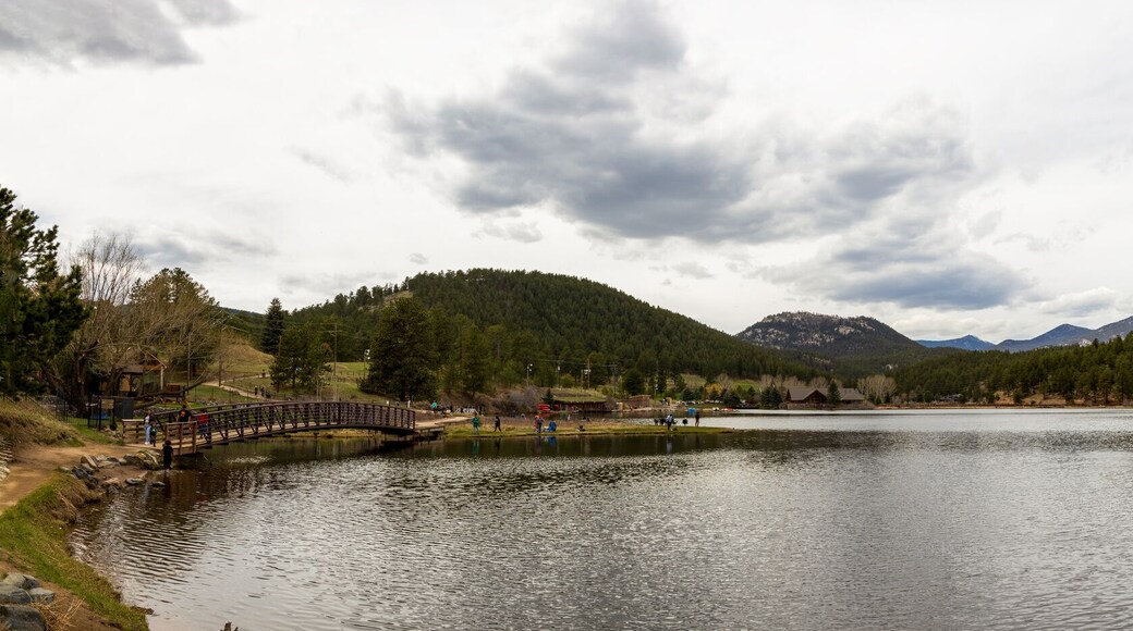 Beautiful Spring Landscape on Evergreen Lake in the Colorado Rocky Mountains