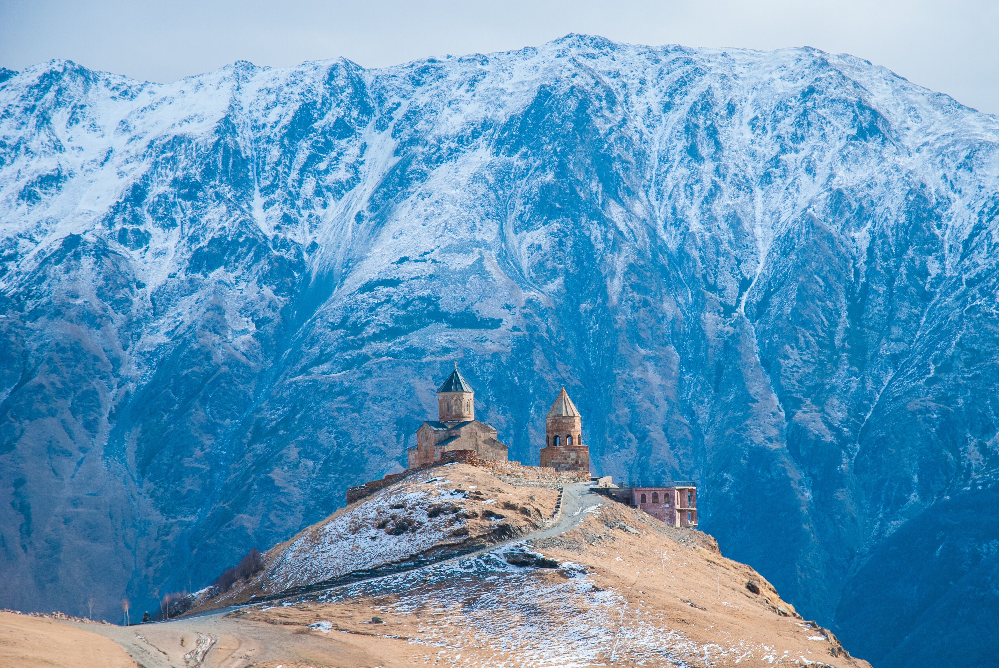 Tsminda Sameba Monastery, Kazbegi, Georgia