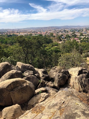 After a rocky climb of 100 Steps, the view of Jos was beautiful.