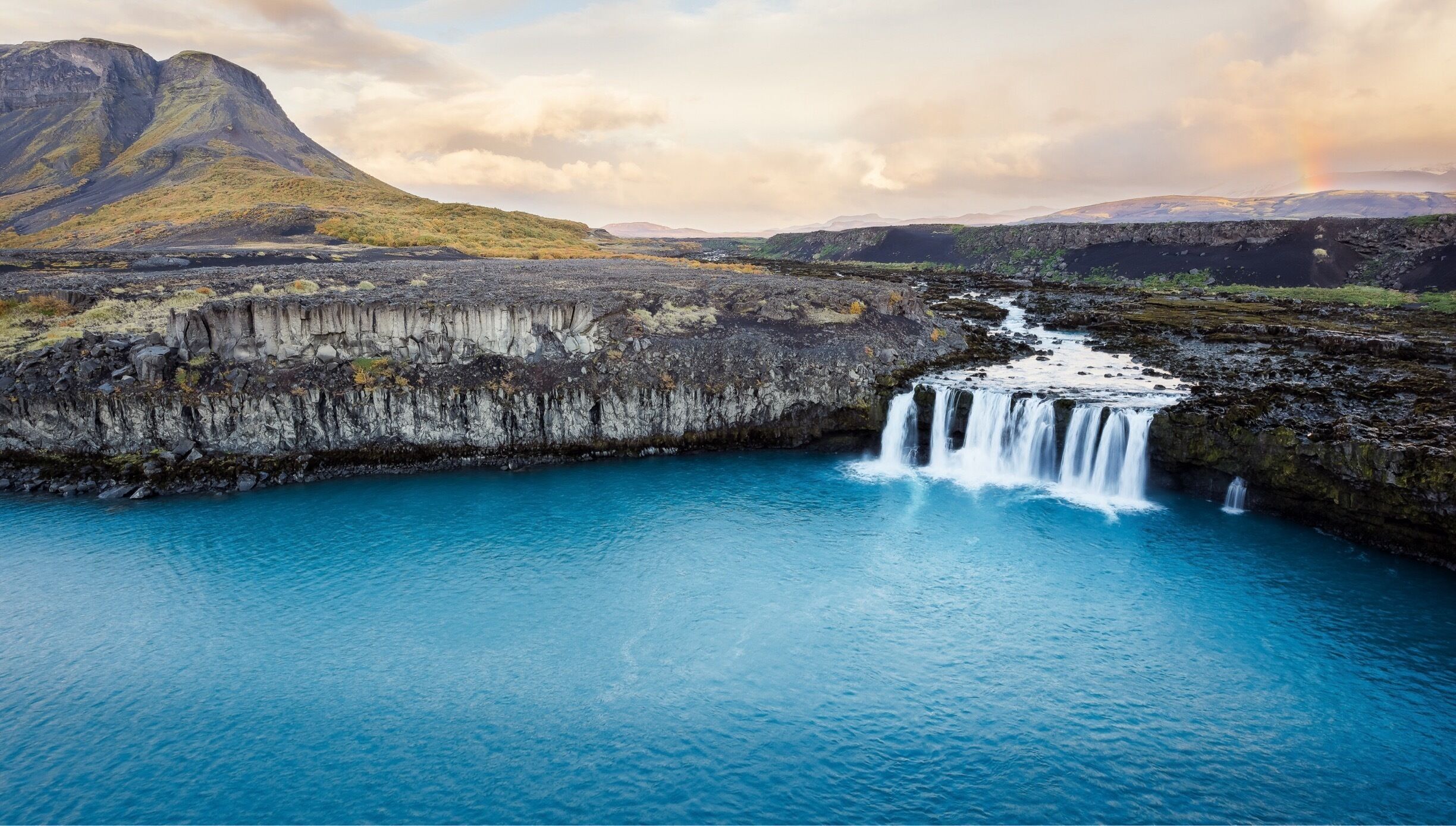 The land of fire and ice – Iceland. Though, after these 2 weeks I think I’m going to rename it the land of waterfalls and rainbows.