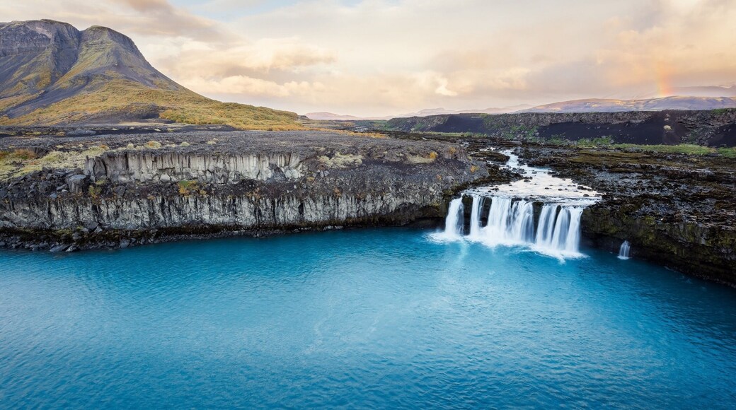 The land of fire and ice – Iceland. Though, after these 2 weeks I think I’m going to rename it the land of waterfalls and rainbows.