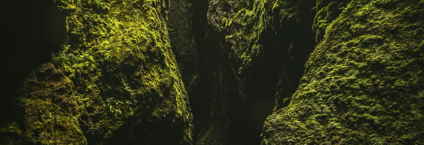 From the gravel road you don’t see much, just a dusty parking lot and a car or two. There must be something hidden in the mountains, so you stop. Tucked in plain sight, just a few miles from some of Iceland’s most famed attractions, hides a mystical canyon. With the road less taken, the real #adventure always begins.