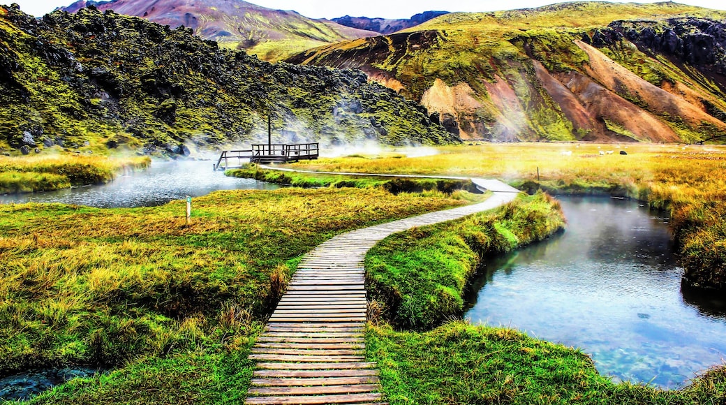 The hot springs of Landmannalaugar