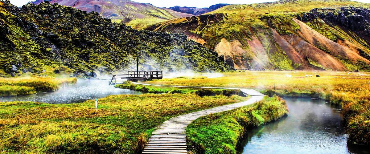 The hot springs of Landmannalaugar