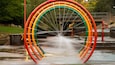 Bright Splash Park which includes a fountain
