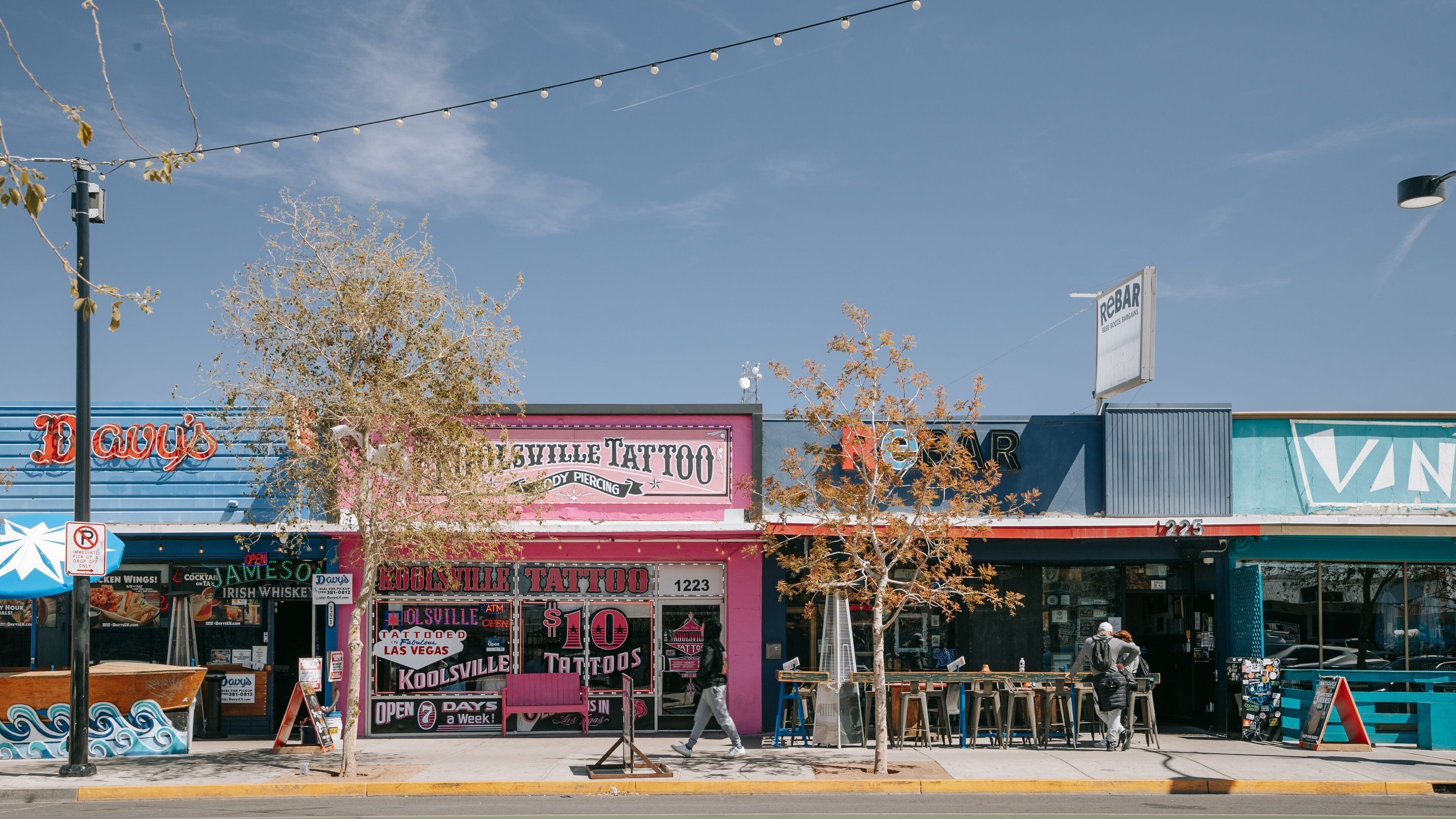 Arts District featuring a small town or village