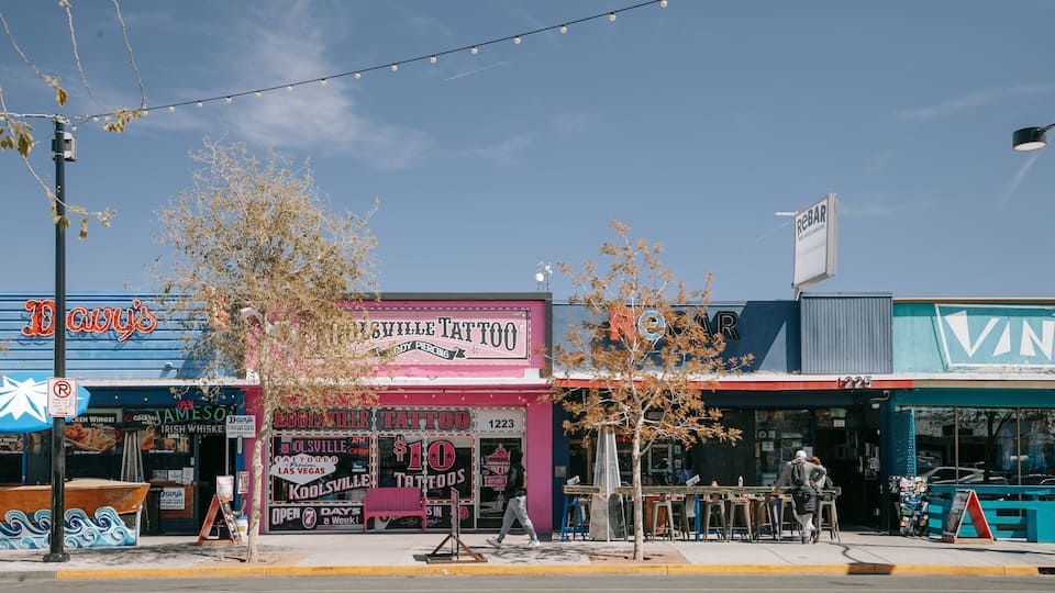 Arts District featuring a small town or village