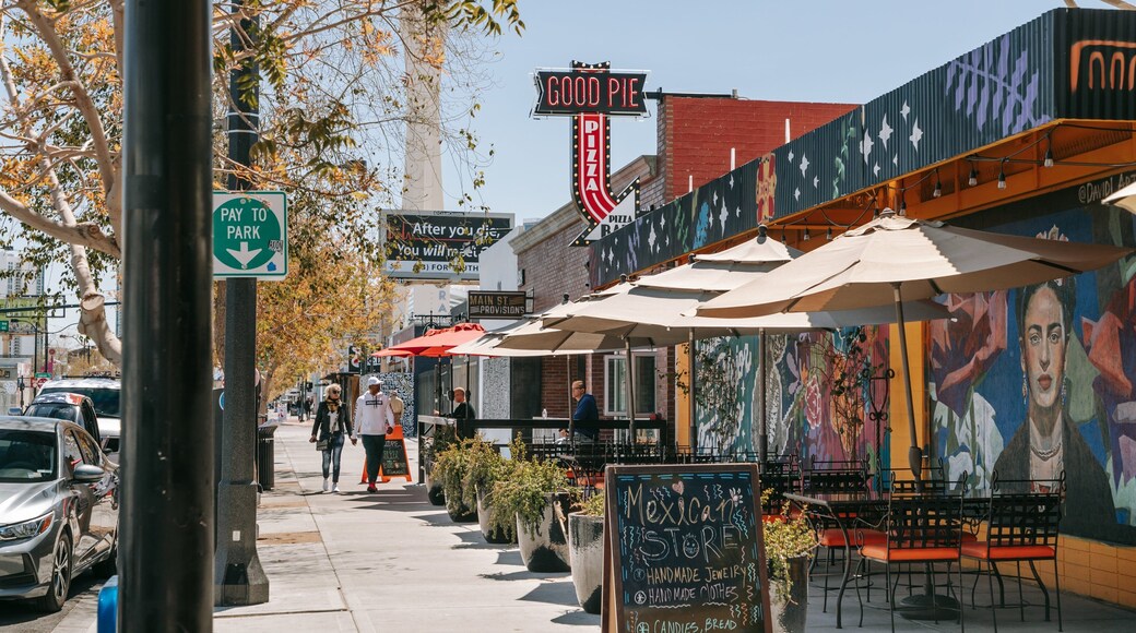 Arts District featuring a small town or village and street scenes