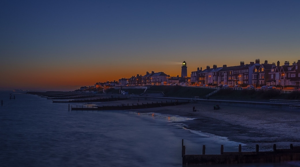 Southwold is described as the jewel of Suffolk's Heritage Coast, and it does not disappoint.
With its famous pier, lighthouse and beach huts, Southwold is certainly one of the most popular resorts in East Anglia.
Granted a Royal Charter back in 1489 by Henry VII, Southwold has a fascinating history and many links with the past can still be seen all over the town.
The centre piece is the magnificent church, with its 100 foot tower and dedicated to the last king of East Anglia, St Edmund. Nearby, the lighthouse, also 100 feet tall, has given safe passage to sailors and fishermen since 1890.
The pier and its history are closely connected to that of Southwold. Its original use was, of course, practical – it was a landing stage for the steamships which arrived from London Bridge.
#uk #britain #suffolk #england #coast #sea #pier #coastal #seaside #sunset #lighthouse #history