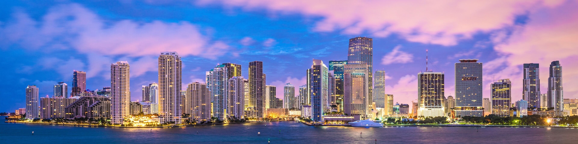 Miami, Florida Panoramic Skyline