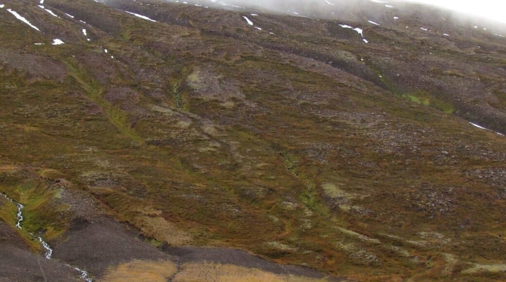 Tunnel through the mountains near Siglufjoerdur, Iceland.