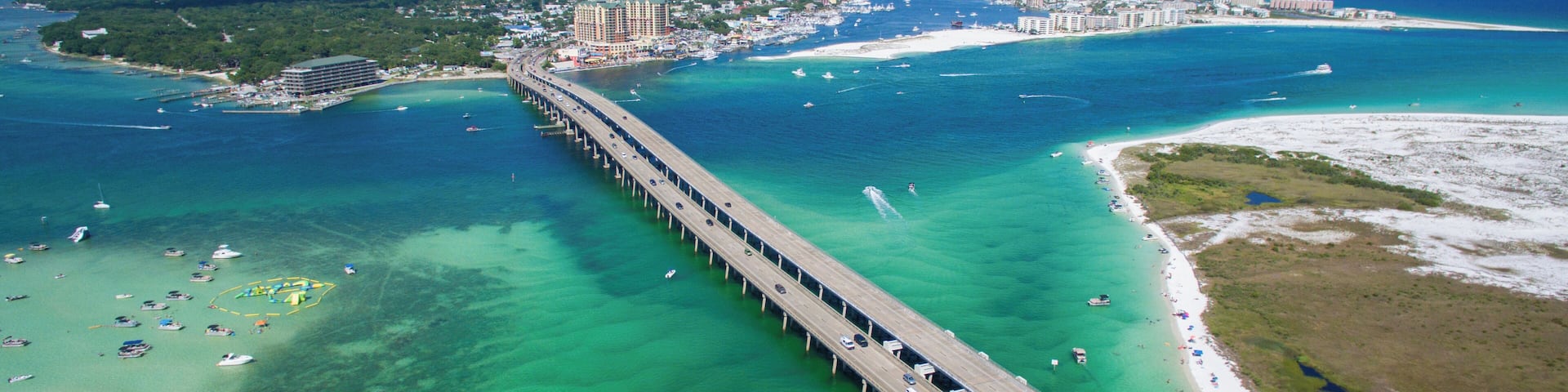 Destin Bridge along hwy. 98 in the Florida Panhandle.