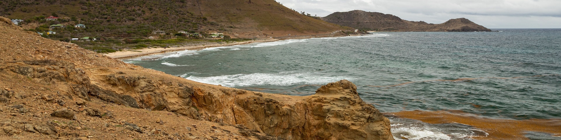 Grand Fond showing general coastal views and rocky coastline
