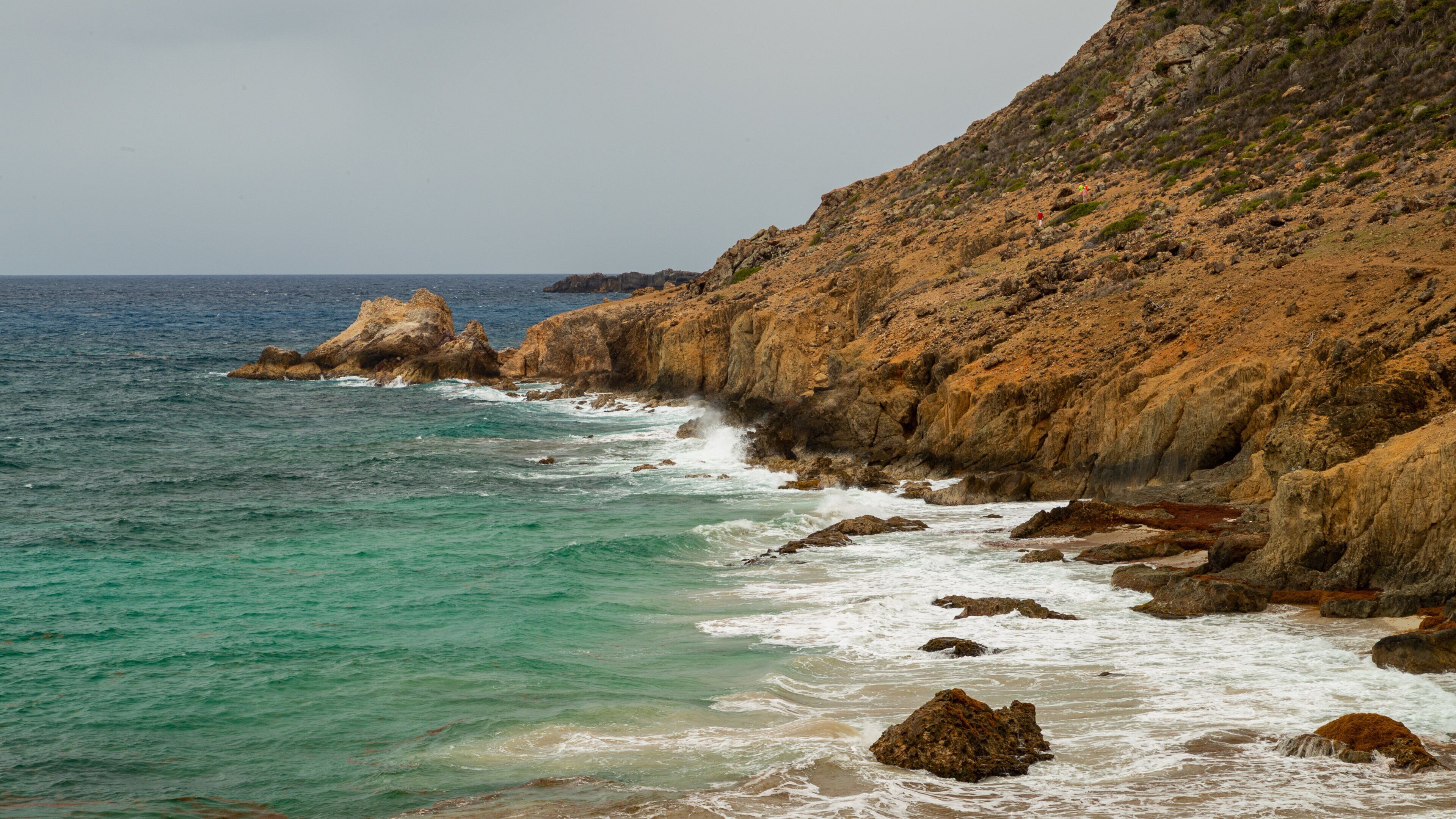 Grand Fond featuring rugged coastline and general coastal views