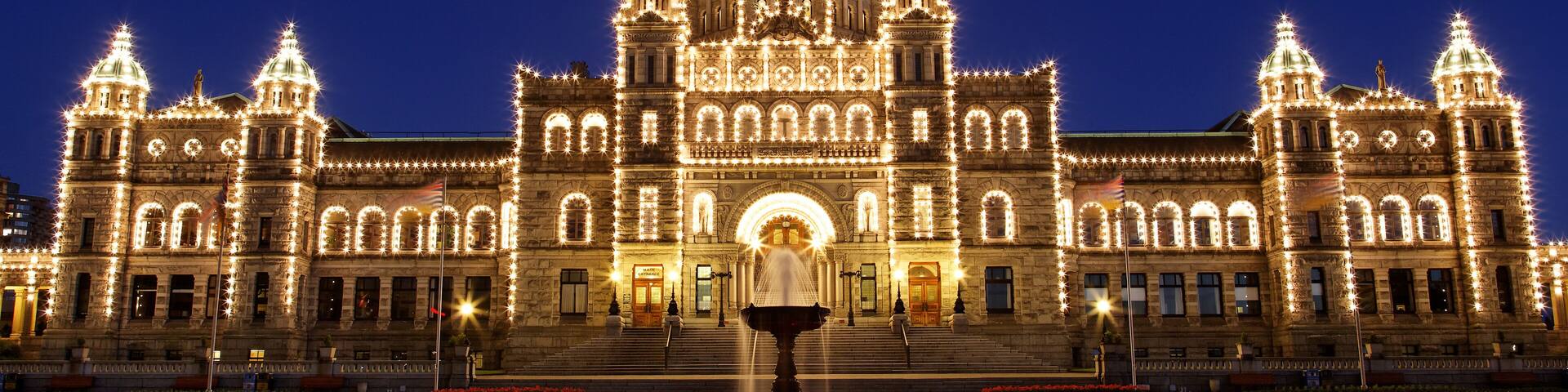 Parlament von Victoria auf Vancouver Island, Kanada