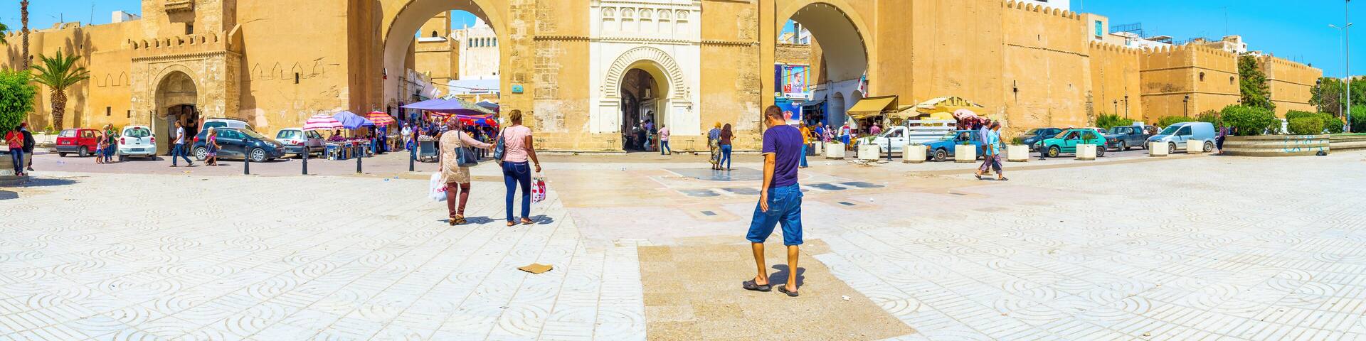 The central Medina entrance, Sfax, Tunisia