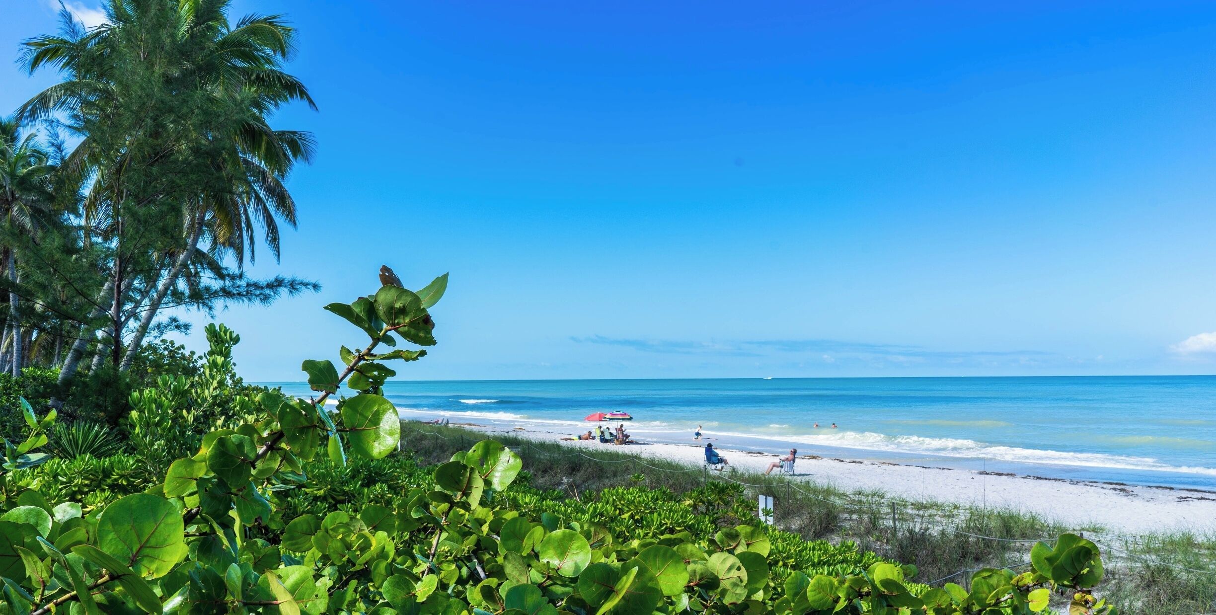 relax in beautiful sun naples fl beach 13th street