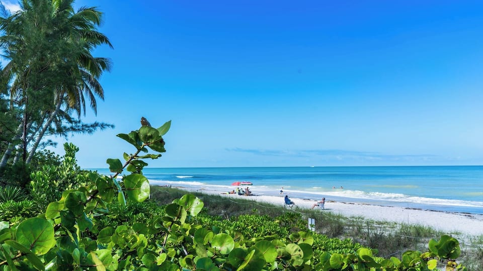 relax in beautiful sun naples fl beach 13th street