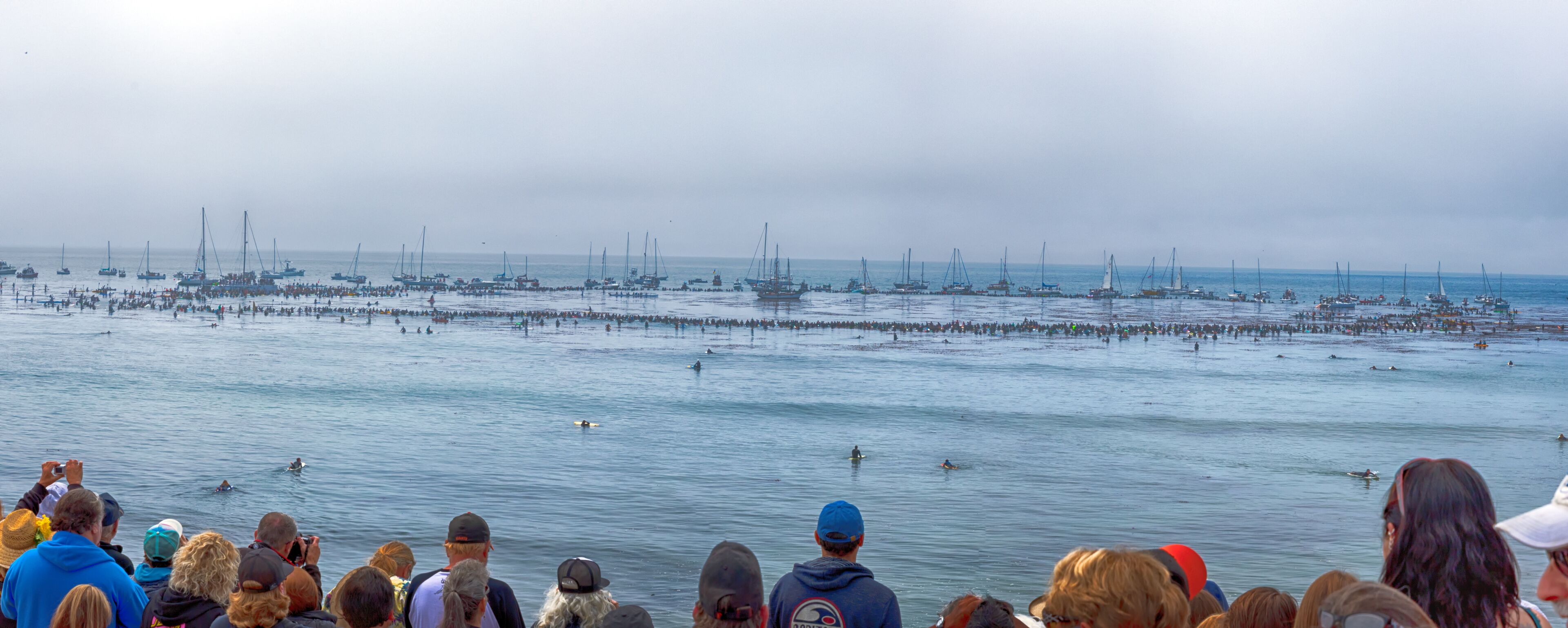 Jack O'Neill Memorial Paddle Out Surfers