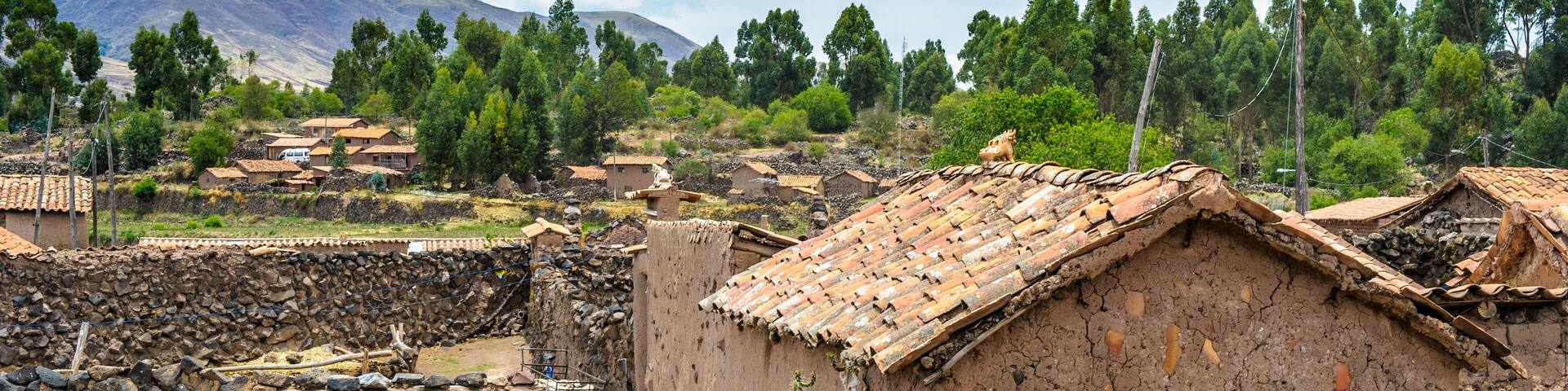 It's Peru, Cusco region, Site of the Temple of Wiracocha, temple of Viracocha at Chacha (Raqchi)